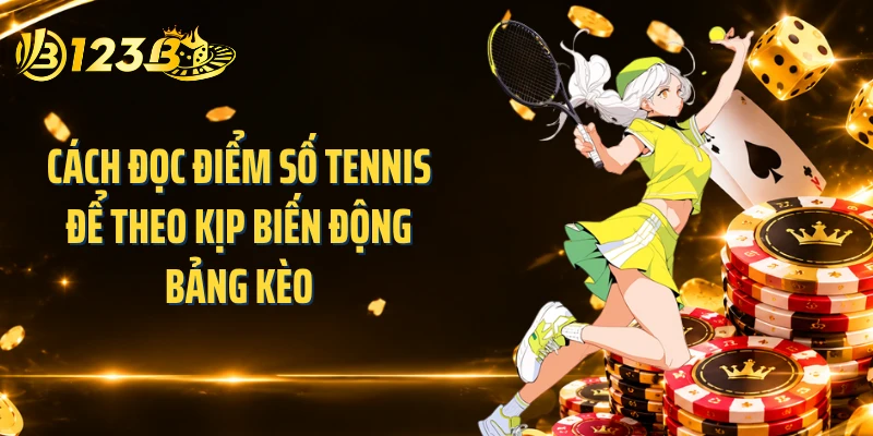 Cách đọc điểm số tennis để theo kịp biến động bảng kèo